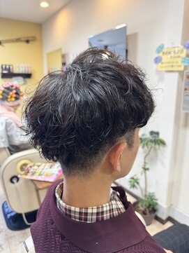 ヘアーデザインディープ hair design Deep ゆるふわメンズパーマ