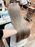 ダメージレスハイブリーチ+カット+内部補修4stepトリートメント￥25400