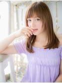 mod's姪浜/小顔斜めバング姫カットレイヤーエアーストレートi