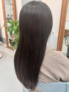 アーチェス(Acies)の写真/話題の髪質改善ストレートで髪のうねりや広がりを抑え、柔らかく自然な仕上がりに♪憧れのツヤ感UP◎