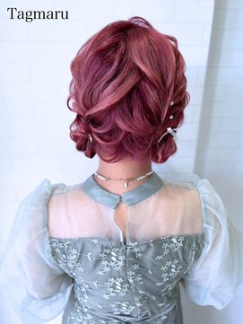 タグマル 結婚式ヘアセット☆ツインヘア