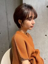 エディット トウキョウ(e.dit tokyo)&nbsp;【e.dit tokyo miu】ショートスタイルマロンカラー赤カラー