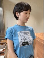 ハウディー(HOWDY)&nbsp;【前髪パーマ×ショート】伸ばしかけも大人可愛く