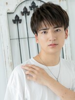 モッズヘア メン 南越谷南口店(mod's hair men)&nbsp;斜めバング伸ばしかけ短髪スマートマッシュH南越谷