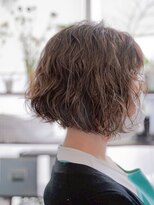 シャロン(SHARON)&nbsp;アッシュベージュ【SHARON】ミックスパーマ×アッシュベージュ