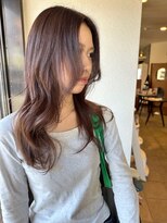 モードファクター デザイナーズサロン(mode Factor designer's salon)&nbsp;マロンベージュ×ロングレイヤー