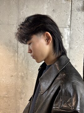 マレットヘア/ウルフ/ニュアンスパーマ/fade/baber/KEI