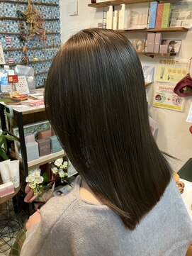 スパカラー＋カット＋頭浸浴