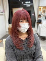 リングバイモアムー(Ring by Moremuu)&nbsp;ブリーチカラー　レイヤーカット