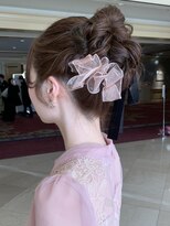 ザザ ZA/ZA 茗荷谷&nbsp;お呼ばれヘアに♪大人可愛いふわふわシニヨン【茗荷谷美容室】