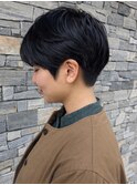 【八幡 望弓】刈り上げマニッシュショート