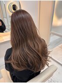 10代20代やわらかほんのりぴんくベージュ