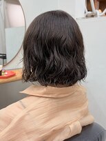 エニエンメイクス 立川(ENIEN MAKE'S) 立川ボブパーマ/オリーブカラー/ナチュラルパーマ