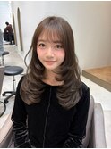 【MOE】明るめ春ベージュ×レイヤーカット