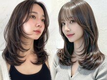 レイヤーカット riah 京都河原町 顔周りレイヤーカット／前髪カットレイヤーカットの雰囲気（レイヤーカット/韓国レイヤーカット/顔周りレイヤーカット）