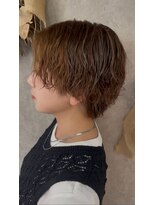 パーミル ヘア クマモト(permille ‰ hair Kumamoto) ブラウンベージュ×スパイラルパーマ