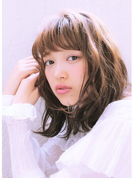 シトリ(ShitoRe) ひし形シルエットミディボブ〇抜け感ミックス