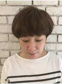 大人可愛いマッシュボブ