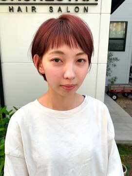 ヘアサロンオーケストラ(HAIR SALON ORCHESTRA) 福山 プチバング ピュアオレンジ ミニマムヘア 《ORCHESTRA 》