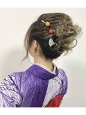キレイ目浴衣アレンジ