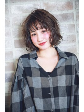 クロワ(croix) 【croix】カジュアルフェアリーショート×ジグザグバング