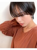 マニッシュ ネイビーカラー シアーグレージュ くすみベージュ