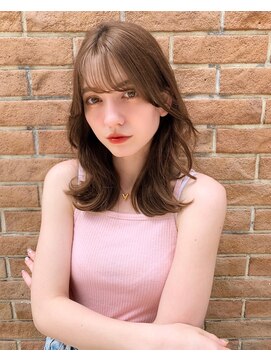 サロンドミルク 溝の口店(salon de MiLK) 20代30代40代/小顔くびれミディベージュカラー［溝の口］