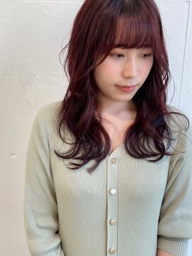 ラシアヘアー(LASIA HAIR) 【LASIA大分】セミロング/レイヤーカット/ラベンダーピンク