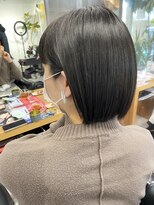 シェル 吉祥寺(shell)&nbsp;モード_ワイドバング_切りっぱなしストレート