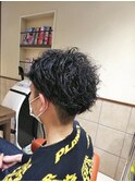 黒髪 ツイスト スパイラル パーマ