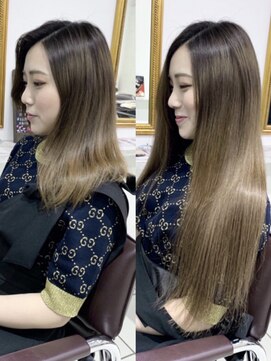 ディバイス(Device) 【Device心斎橋】バレイヤージュカラーエクステ