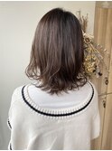 【大人ガーリー】ルーズミディアムボブ
