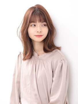 モーラ 鳳店(MOLLA) ひし形シルエットのくびれミディ/20代30代40代/韓国ヘアー