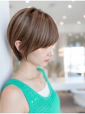 20代30代/大人かわいい/小顔ひし形/ウルフミディアム/イメチェン