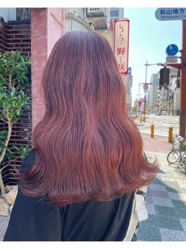 ボアップ(boappu) #ピンクベージュ#ブリーチカラー