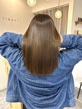 リベストバイジェービー 稲毛(li best. byjb) イメチェン/ハッシュカット/フルバング/レッドブラウン【稲毛】