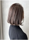 ハイライトグレージュ _ボブ