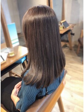 レイ 津田沼(Lei) くびレイヤー姫カット小顔ワンカールシアーカラー[津田沼]