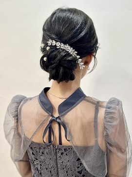 ヘアセット&メイク専門店 カスミ(Kasumi) シンプルめ下めシニヨン