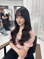 ハピネス 梅田茶屋町店(HAPPINESS)&nbsp;ロングレイヤー/韓国ヘア/髪質改善/顔まわり/ブリーチなし