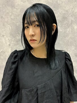 メイカ(MEIKA) 【 艶髪ストレート × ブルーブラック 】浅野美紀