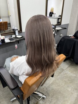 アジールヘア 北千住駅西口店(agir hair) ミルクティーベージュカラー ベージュカラー