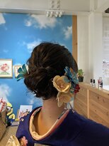 インバンブー(im.bamboo)&nbsp;振袖に合うアップスタイル