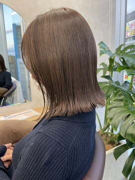 ソエル(Sowel) 【MAHO】ロブカット/オリーブカラー/オリーブベージュ