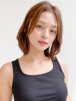 エトラ 渋谷店(etora)&nbsp;前髪 外ハネボブ ワイドバング イメチェン 美髪"