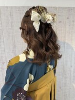 ヴィサージュ(VISAGE)&nbsp;ふんわり大きめカールハーフアップ