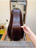 【hitomi/湘南台】縮毛矯正/レッドブラウン