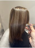 白髪ぼかし/酸性ストレート/髪質改善