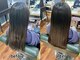 シエル ヘアーメイクアップ(CieL hair make up)の写真/くせ・うねりを根本から整える。髪質に合わせたストレート&ケア施術