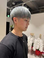モリオフロムロンドン 大宮店(morio from London) 【かほ】ハイトーン×アイスブルー